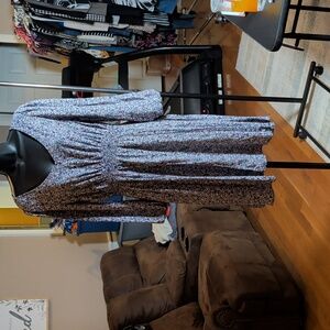 Indigo Rose Midi Dress